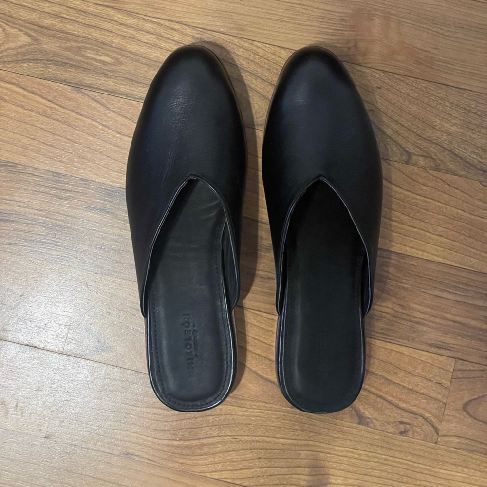 Mikoleon leather loafer mules